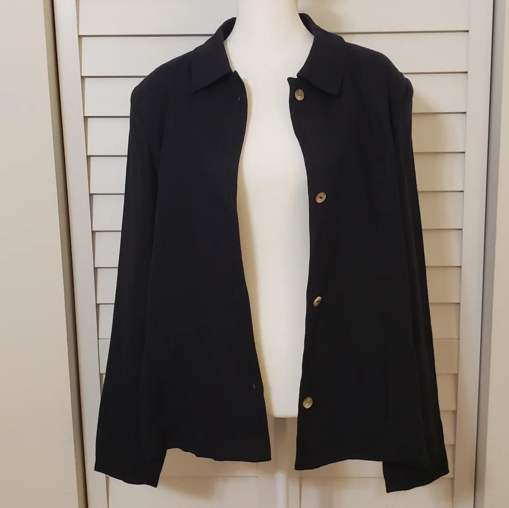 NWT Harve Benard By Benard Holtzman Women's Linen Jacket Size 16